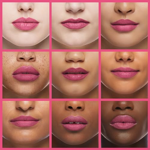 Oulac Matte Liquid Hot Pink Lipstick for Women, Long Lasting Lipstick Waterproof Lip Stain, No Transfer, Creamy High Pigmented Formula with Rose Oil, Vegan & Cruelty-Free, Pink M09