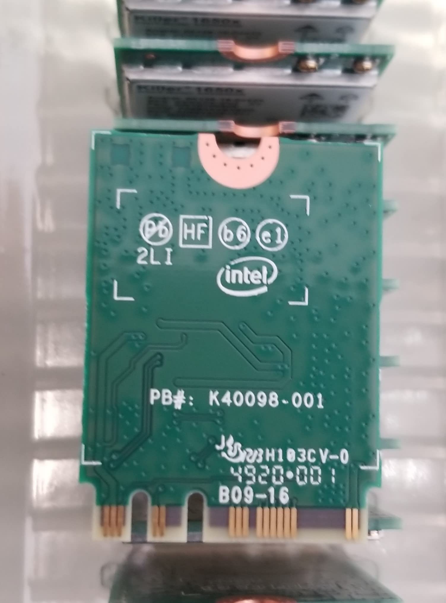 Intel Killer Wi-Fi 6 AX1650x AX200 M.2 2230 Bluetooth 5.2 WiFi Card (Single Pack)