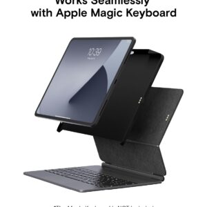 MOFT Snap Case for iPad Pro 12.9 Inch (6th 5th Generation) with Pencil Holder, Magic Keyboard Compatible and Magnetic-Friendly to Connect to Versatile Snap Stands