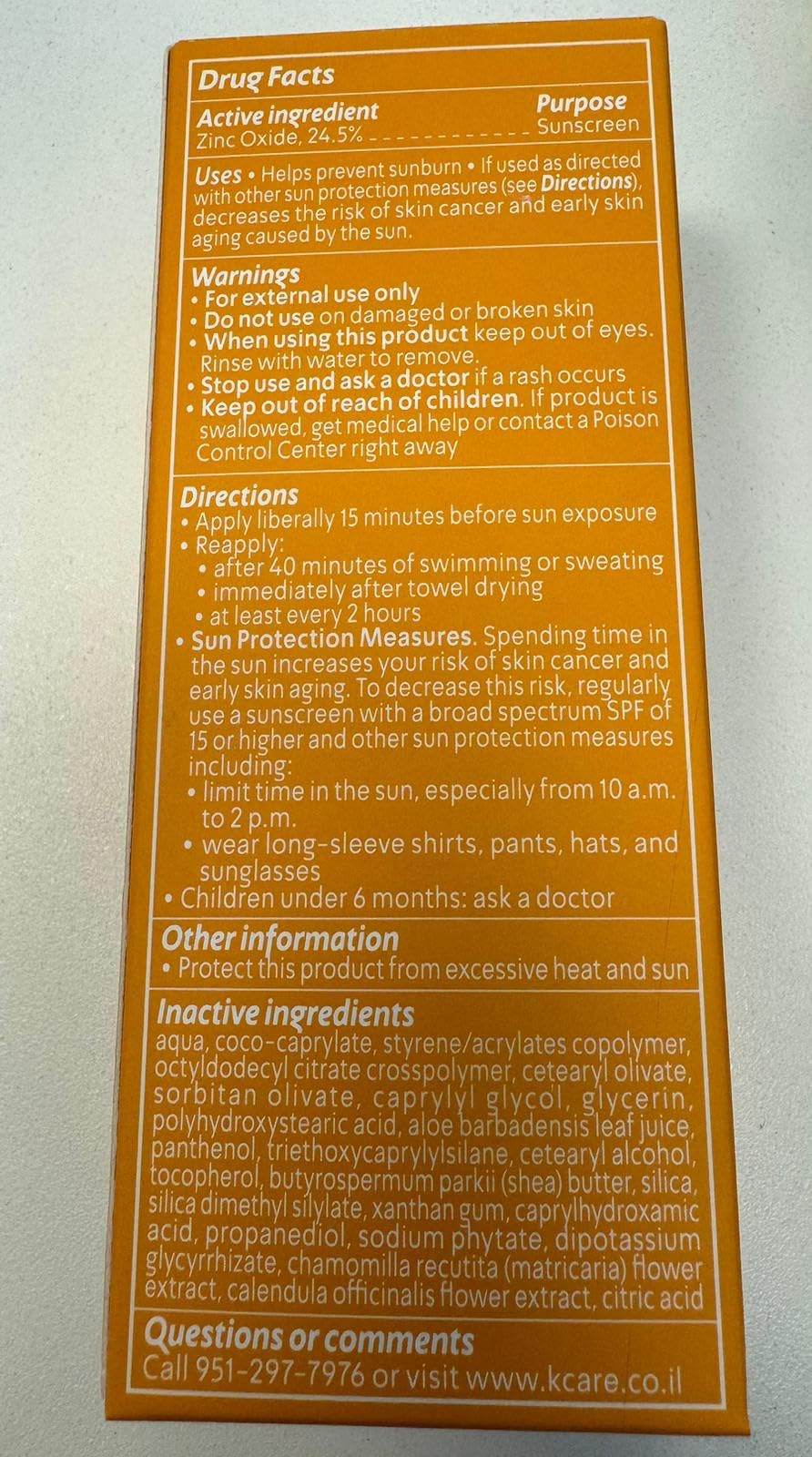 Sun&Shine 100% mineral sunscreen zinc oxide for Sensitive Skin: SPF50+ Broad Spectrum UVA UVB, Face sunscreen lotionreef safe, fragrance free 1.7 Oz