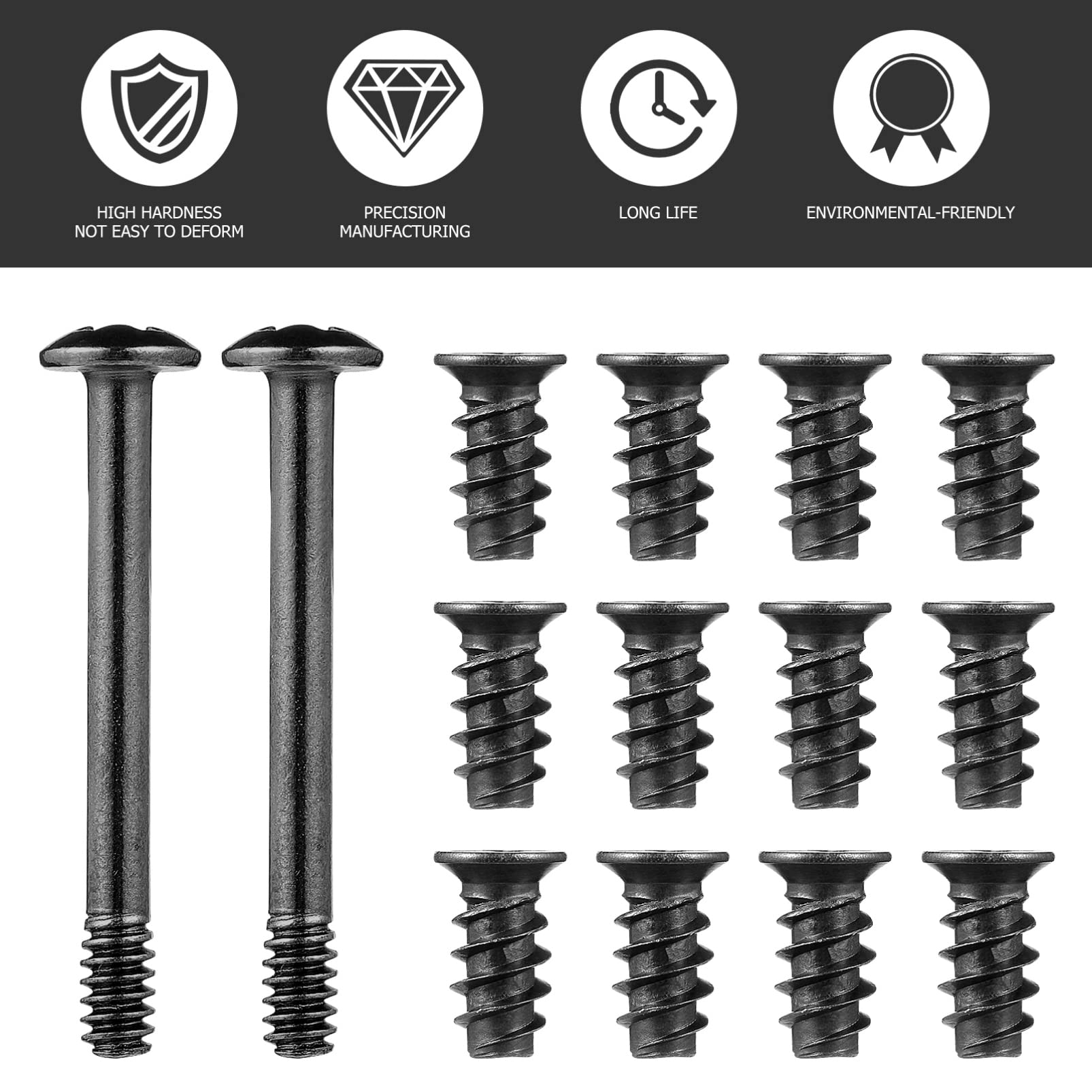 iplusmile Stainless Steel Screws Computer Case Fan Screws, 60Pcs PC Computer Cooling Fan Mount Screws Chassis Fan Screws Set for PC Case Fan CPU Fan