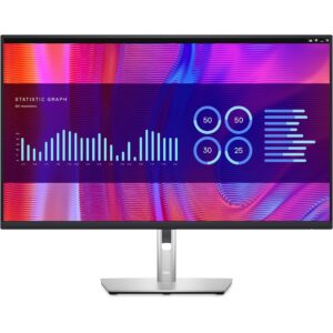 Dell P3223DE 31.5" QHD WLED LCD Monitor - 16:9 - Black, Silver