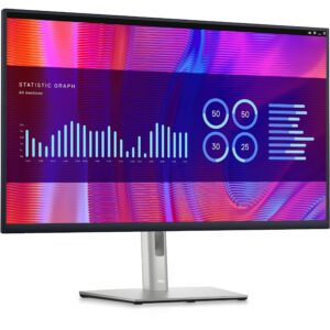 Dell P3223DE 31.5" QHD WLED LCD Monitor - 16:9 - Black, Silver