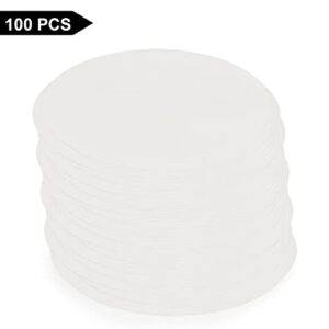 stonylab Quantitative Filter Paper Circles, 100 Pack Fast Speed Cellulose Filter Paper 25 Microns Particle Retention, 56 mm Diameter