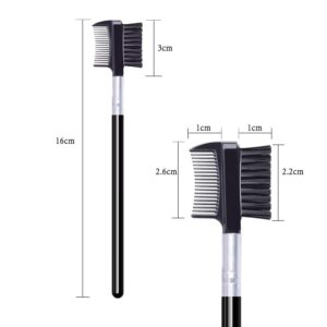 1 PCS Eyelash Comb and Eyebrow Brush Comb, Eyebrow Eyelash Brush Makeup Tool for Eyelashes extension (1 Count (Pack of 1))