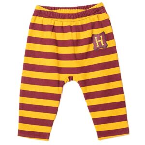 Harry Potter Infant Baby Boys Fleece Pullover Hoodie Bodysuit and Pants 3 Piece Outfit Set Maroon 18 Months