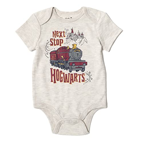 Harry Potter Infant Baby Boys Fleece Pullover Hoodie Bodysuit and Pants 3 Piece Outfit Set Maroon 18 Months