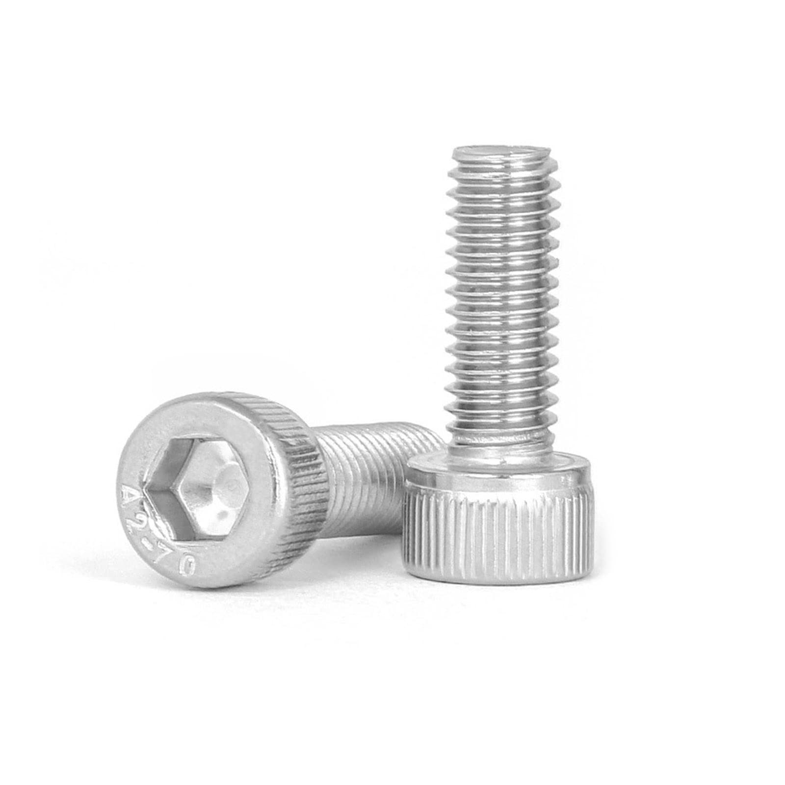 1/4"-20 × 1" Socket Head Cap Screw, Allen Socket Drive, Stainless Steel 18-8 (304), 50Pcs-Pack