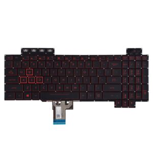 SUNMALL Replacement Keyboard Compatible with Asus TUF Gaming FX504 FX504GM FX504GD FX504GE X505D FX505DY FX505DT FX505DU Flying Fortress FX86S FX86F FX80F FX80GE Light Backlight