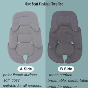 Pram Liner Universal Seat Liner Seat Cushion for Pushchair Stroller Baby Highchair Car Seat Insert Pad Soft Cosy Infant Newborn Reversible for Buggy Bassinet