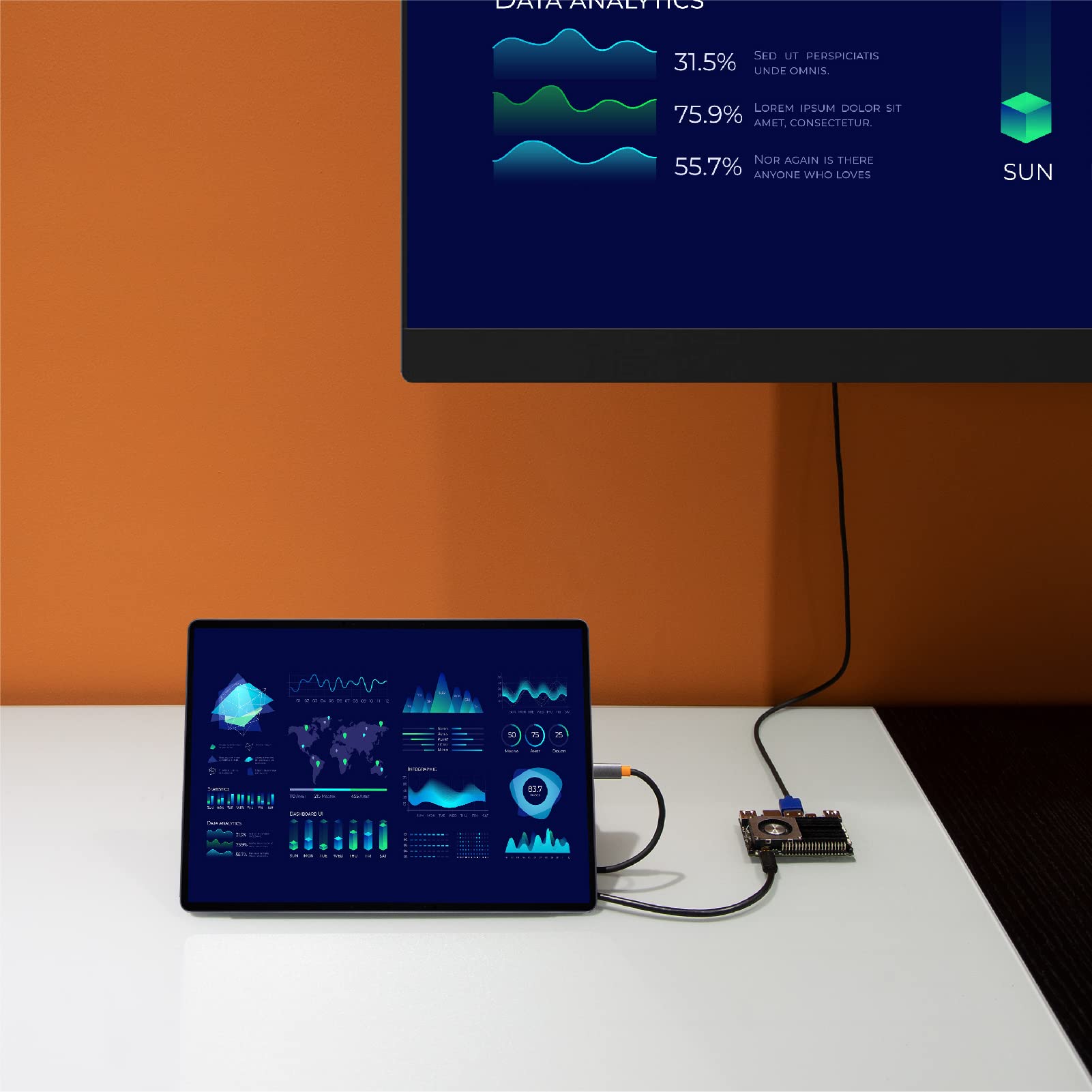 Amlogic A311D2 Single Board Computer-khadas VIM4 with 3.2 Tops NPU with Active Cooling Kit Supports 4K UI and HDMI Input, 4 Display Interfaces, LAN WiFi 6&BT5.1, 8GB 64bit LPDDR4X 2016MHz