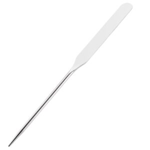 MERIGLARE Stainless Steel Makeup s for Professional, Beginner 161mm Long Facial Mixing Stick (Silver) Fine Workmanship Stylish Durable