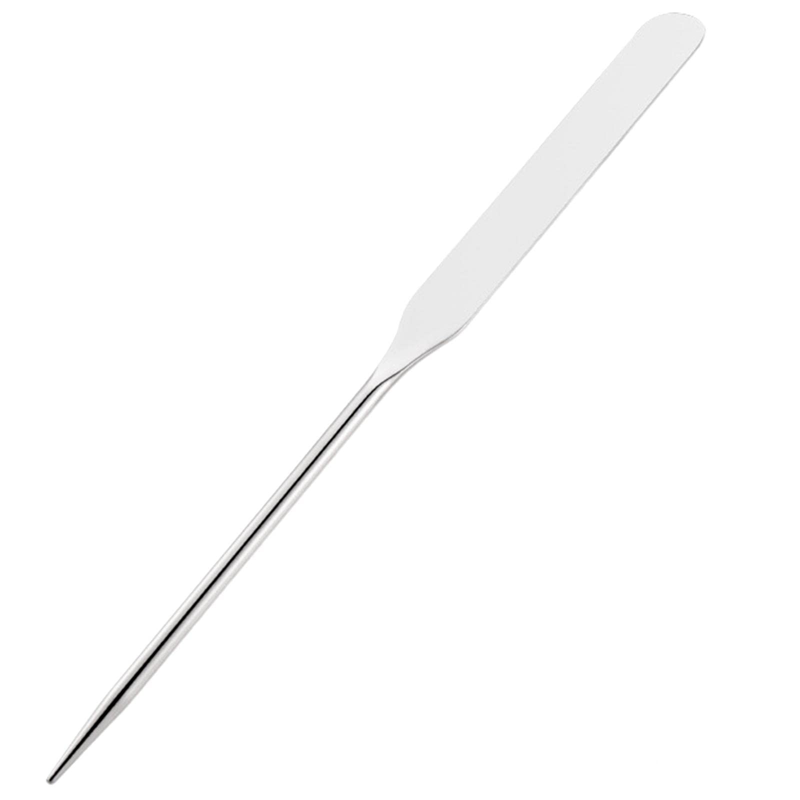 MERIGLARE Stainless Steel Makeup s for Professional, Beginner 161mm Long Facial Mixing Stick (Silver) Fine Workmanship Stylish Durable