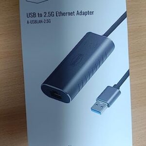 TERRAMASTER USB A to 2.5G Ethernet Adapter, USB 3.0 Gigabit LAN Dongle, Wired LAN Network Connection for NAS/Mac OS/Linux/Windows, Backward Compatible on 2.5G, 1G, 100Mbps, Ideal for TERRAMASTER NAS