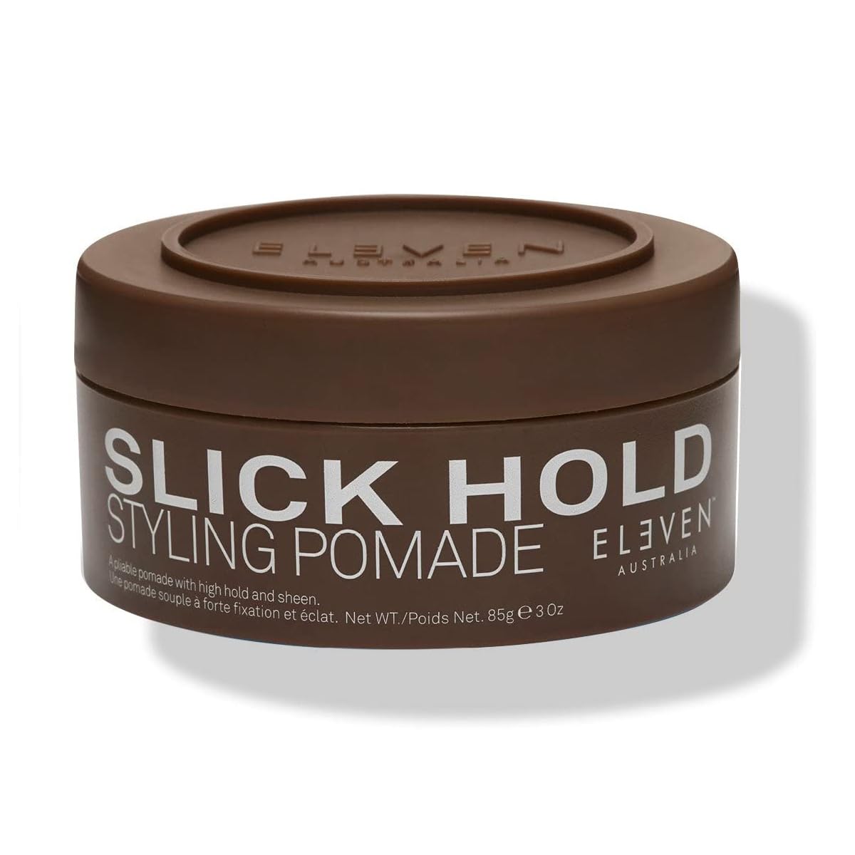 ELEVEN AUSTRALIA Slick Hold Styling Pomade Perfect For Anyone After a Wet or High Shine Look - 3 Oz