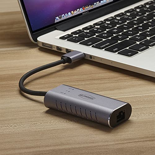 TERRAMASTER USB A to 2.5G Ethernet Adapter, USB 3.0 Gigabit LAN Dongle, Wired LAN Network Connection for NAS/Mac OS/Linux/Windows, Backward Compatible on 2.5G, 1G, 100Mbps, Ideal for TERRAMASTER NAS