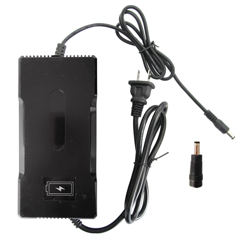 Abakoo 42V 4A Battery Charger Adapter for 36V Lithium Li-ion Battery Pack with DC 5.5 x 2.5mm/5.5 x 2.1mm Plug