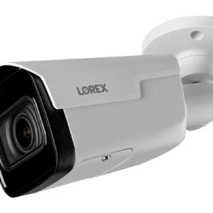 Lorex LNB9292BW-4PK 4K (8MP) White Nocturnal Motorized Varifocal Smart IP Bullet Security Camera (4-Pack). Compatible with N881B, N882B and NR900X NVRs