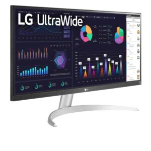 LG UltraWide FHD 29-Inch Computer Monitor 29WQ600-W, IPS with HDR 10 Compatibility, AMD FreeSync, and USB Type-C, White/Silver