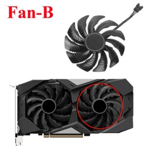 Coolerage 88mm T129215SU PLD09210S12HH Graphics Card Cooling Fans for Gigabyte RTX 1650 1660 1660Ti 2060 2070 Super WINDFORCE OC 6G GPU Cooler (Fan AB)