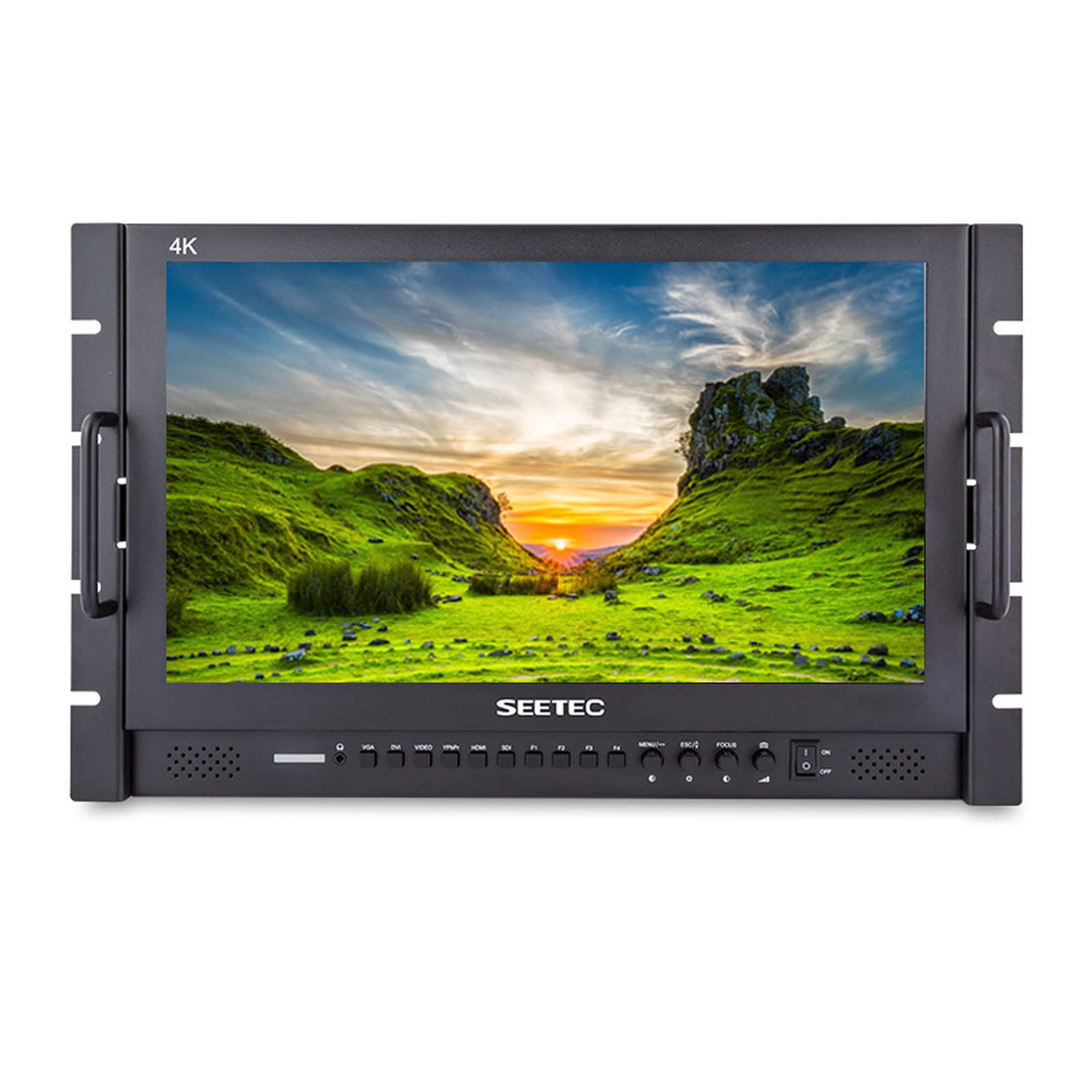 SEETEC P173-9HSD-RM 17.3" Rack Mount Broadcast LCD Monitor with 1920×1080 3G-SDI HDMI AV YPbPr