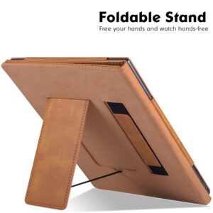 BOZHUORUI Stand Case for Remarkable 2 Digital Paper Tablet (10.3 inch - 2020 Release) - Premium PU Leather Book Folios Sleeve Cover with Pen Holder and Hand Strap