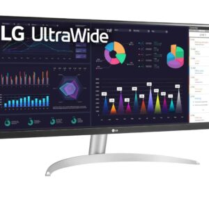 LG UltraWide FHD 29-Inch Computer Monitor 29WQ600-W, IPS with HDR 10 Compatibility, AMD FreeSync, and USB Type-C, White/Silver