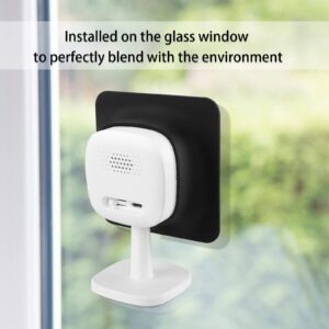 HOLACA Window Mount for Eufy Solo IndoorCam C24 C120 Security 2K Indoor Cam, Window Mount for eufy Indoor Cam (Black 1Pack)