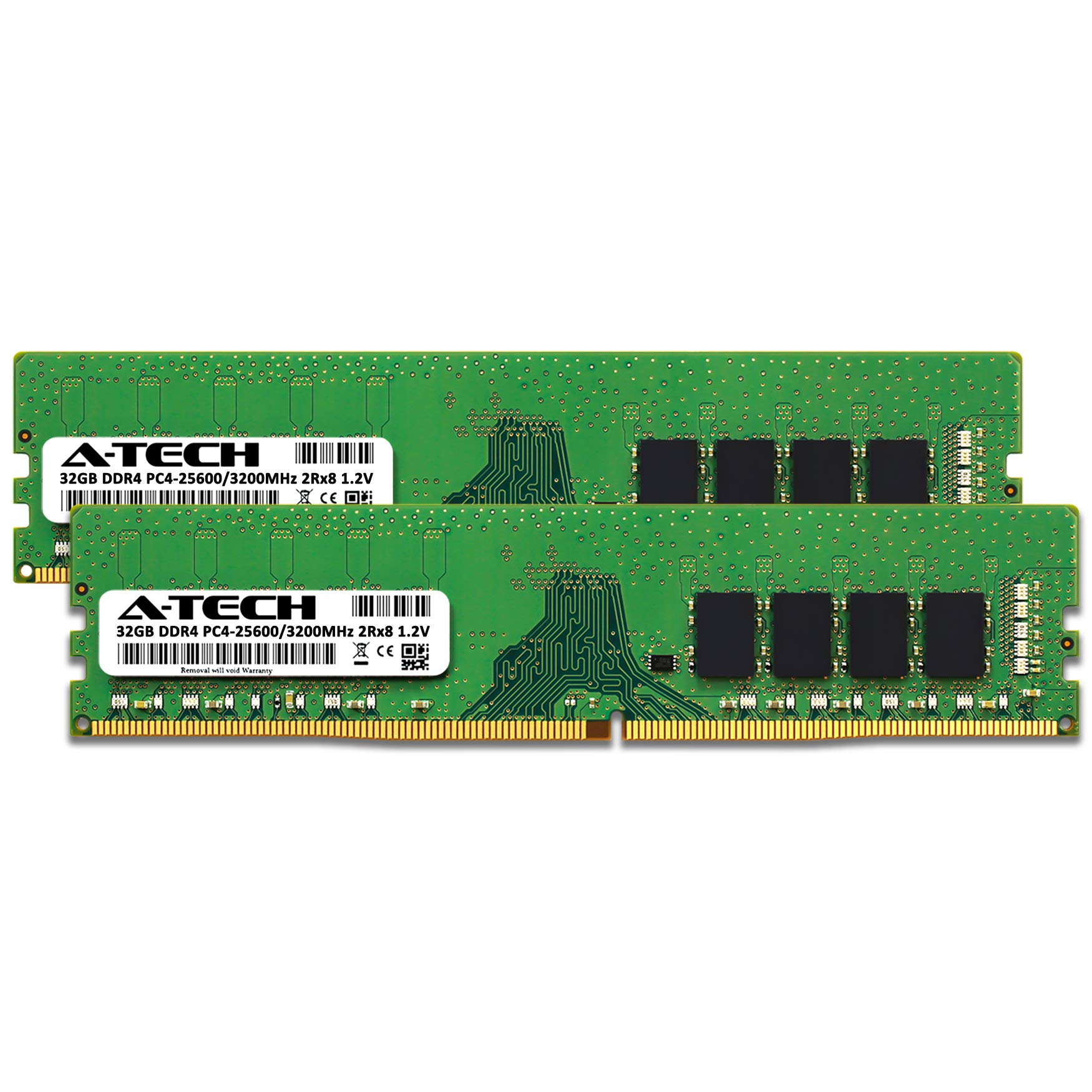 A-Tech 64GB Kit (2x32GB) RAM for Dell OptiPlex 7090, 7000, 5090, 5000, 3000 (Tower/SFF) | DDR4 3200 MHz DIMM PC4-25600 UDIMM Memory Upgrade