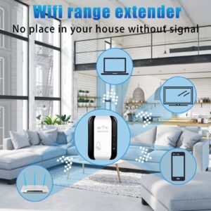 WiFi Extender Up to 300Mbps WiFi Repeater WiFi Booster Range Extender Wireless Router Extend Range of WiFi Internet Connection