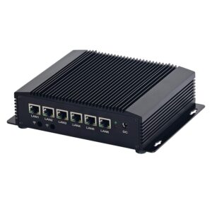 hunsn firewall micro appliance, opnsense, vpn, router pc, core i5 8260u / 8265u, rm02, 6 x intel 2.5gbe lan, aes-ni, hdmi, sim slot, ddr4 8g ram, 128g ssd