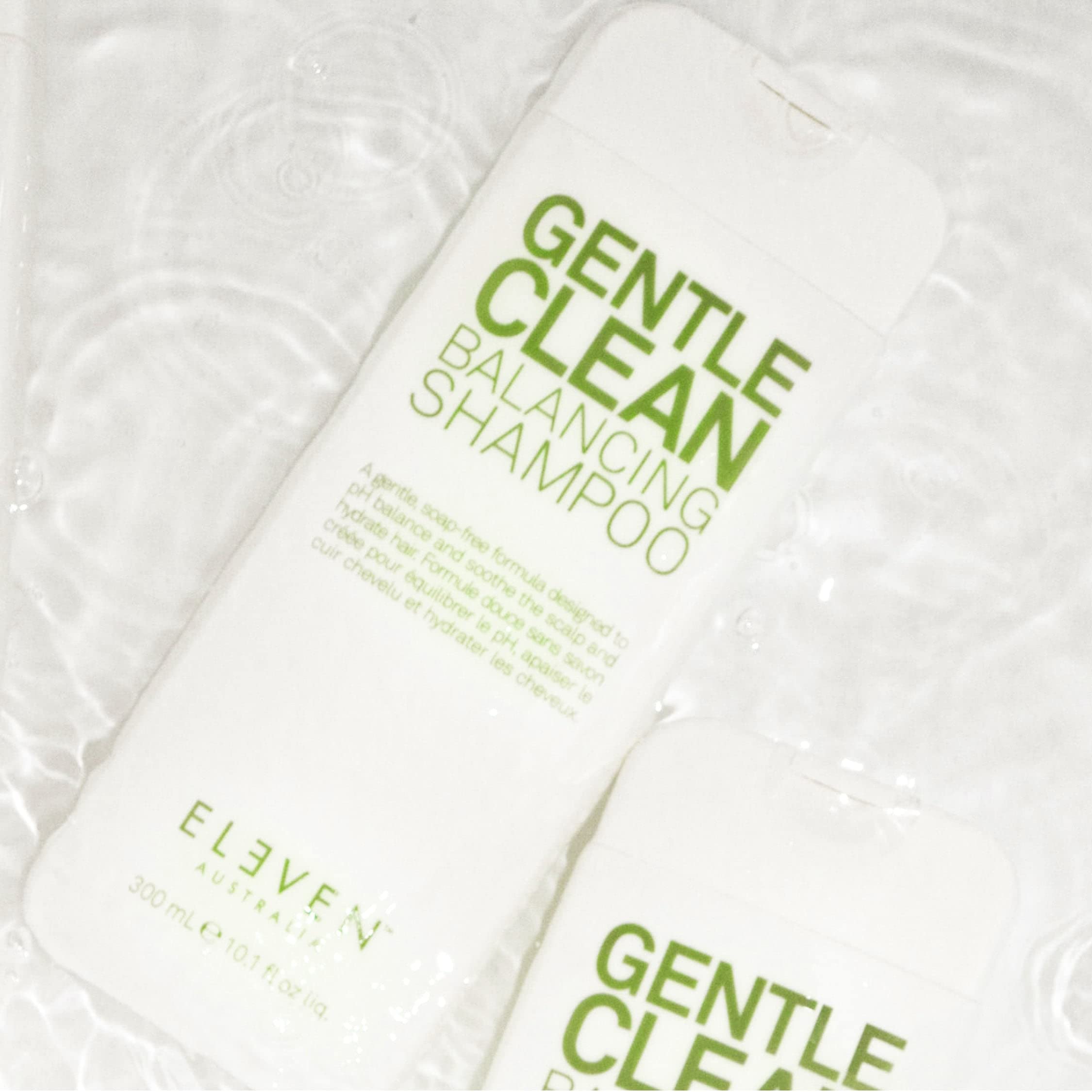 ELEVEN AUSTRALIA Gentle Clean Balancing Shampoo A Gentle Formula to Balance & Soothe the Scalp & Hair - 10.1 Fl Oz