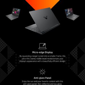 HP Victus 15 Gaming Laptop, AMD Radeon RX 6500M Graphics, AMD Ryzen 5 5600H, 8 GB RAM, 512 GB SSD, Full HD Display, Windows 11 Home, Backlit Keyboard, Enhanced Thermals (15-fb0010nr, 2022)