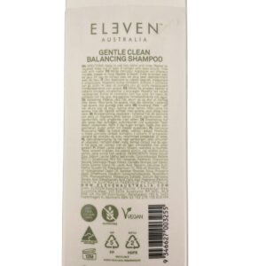 ELEVEN AUSTRALIA Gentle Clean Balancing Shampoo A Gentle Formula to Balance & Soothe the Scalp & Hair - 10.1 Fl Oz