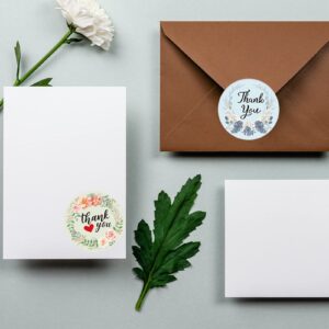 Thank You Stickers in 36 Designs, 2500 Pcs 1 Inch Thank You Stickers Labels for Envelopes, Bubble Mailers and Gift Bags Packaging for Small Business (Floral Style)