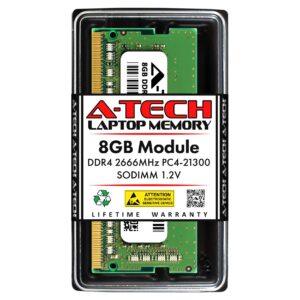 A-Tech 8GB RAM for Dell OptiPlex 7080, 5080, 3090, 3080 Micro Desktops | DDR4 2666 MHz SODIMM PC4-21300 Memory Upgrade