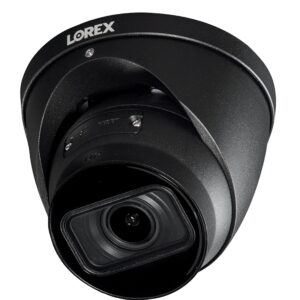 Lorex LNE9282BW-4PK 4K (8MP) Black Nocturnal Motorized Varifocal Smart IP Dome Security Camera, with Listen in Audio (4-Pack). Compatible with N881B, N882B and NR900X NVRs