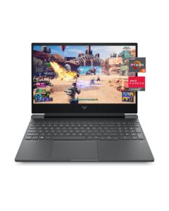 hp victus 15 gaming laptop, amd radeon rx 6500m graphics, amd ryzen 5 5600h, 8 gb ram, 512 gb ssd, full hd display, windows 11 home, backlit keyboard, enhanced thermals (15-fb0010nr, 2022)