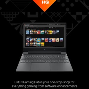 HP Victus 15 Gaming Laptop, AMD Radeon RX 6500M Graphics, AMD Ryzen 5 5600H, 8 GB RAM, 512 GB SSD, Full HD Display, Windows 11 Home, Backlit Keyboard, Enhanced Thermals (15-fb0010nr, 2022)