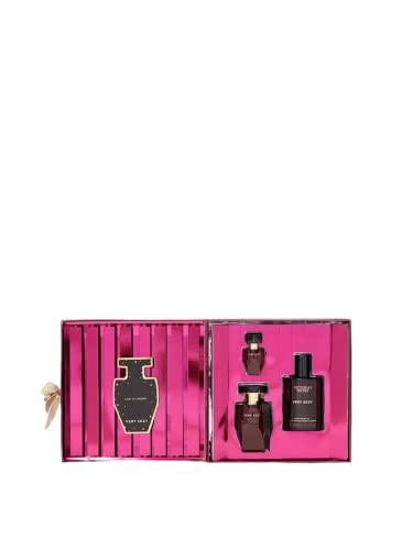 Victoria's Secret Very Sexy Gift Set 3 Piece Perfume 1.7 Eau de Parfum and Satin Body Oil and Mini (Very Sexy)