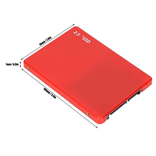 2.5 Inch Internal SSD  , Red 2.5in SSD Shock Resistant for Home for Office for Computers (#1)