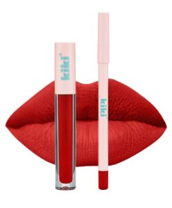 kiki lip kit with matte stay all day liquid lipstick and lipliner (evelyn)