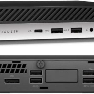 HP ProDesk 600G5 Micro DT PC, Intel Core i5-9500T, 16GB RAM, 256GB NVMe SSD, Win11 Pro (Renewed)