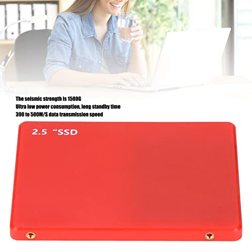 2.5 Inch Internal SSD  , Red 2.5in SSD Shock Resistant for Home for Office for Computers (#1)