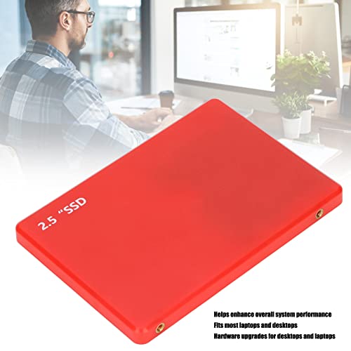 2.5 Inch Internal SSD  , Red 2.5in SSD Shock Resistant for Home for Office for Computers (#1)