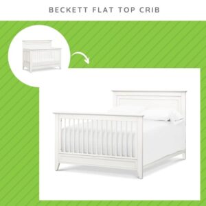 CC KITS Full-Size Conversion Kit Bed Rails for Million Dollar Baby Cribs (Warm White, Model #M7689)