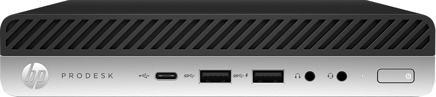 HP ProDesk 600G5 Micro DT PC, Intel Core i5-9500T, 16GB RAM, 256GB NVMe SSD, Win11 Pro (Renewed)