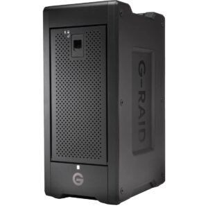 sandisk professional g-raid shuttle 8-bay thunderbolt 3 raid array with 160tb (8x 20tb) removable hdd