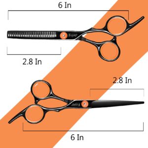 Hair Cutting Scissors Thinning Shears Kit, Fcysy Professional Hair Scissors Set Hair Shears Blending Scissor Kit, Barber Shears Haircut Scissors Salon Trimming Scissors for Hair for Women Men Pet