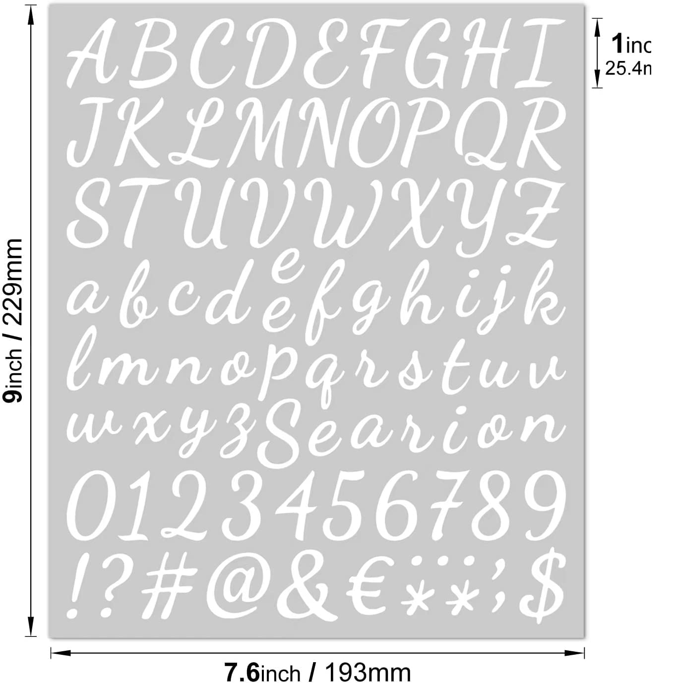 12 Sheets 1000 Pieces Self Adhesive Vinyl Letter Number Stickers Kit, Alphabet Number Stickers, Decals for Sign, Kitchen,Door, Business, Address Number 6 Black 6 White